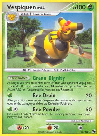 Vespiquen (031) - S  - Rare - Reverse Holofoil
