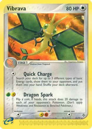 Vibrava (022/97) - D  - Rare - Reverse Holofoil