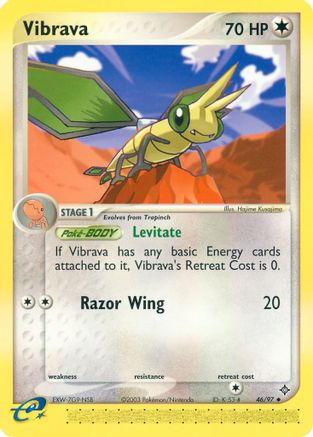 Vibrava (046/097) - D  - Uncommon - Reverse Holofoil