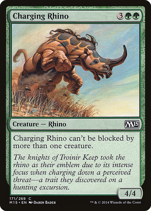 Charging Rhino (M15-171) - common
