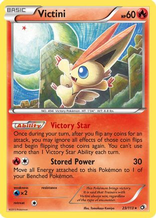 Victini (023/113) - LT  - Holo Rare - Reverse Holofoil