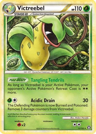 Victreebel (012) - T  - Holo Rare - Reverse Holofoil