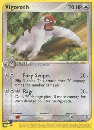 Vigoroth (047) - RAS  - Uncommon - Reverse Holofoil