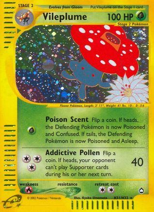 Vileplume (H31) (H31) - A  - Holo Rare - Holofoil
