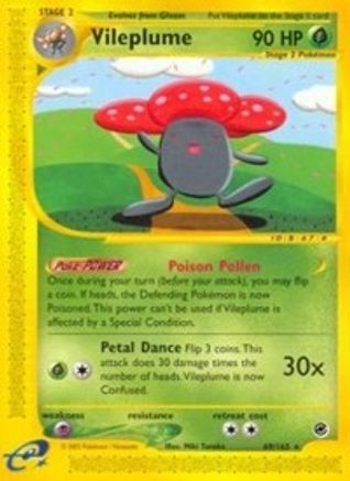 Vileplume (69) (069/165) - E  - Rare - Reverse Holofoil
