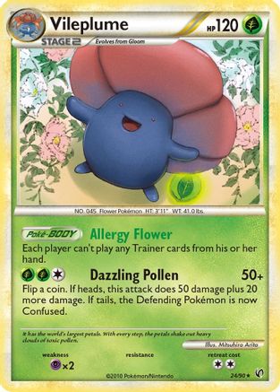 Vileplume (024) - U  - Rare