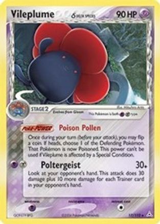 Vileplume (Delta Species) (017/110) - HP  - Holo Rare - Holofoil