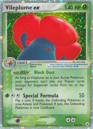 Vileplume ex (100) - HL  - Ultra Rare - Holofoil