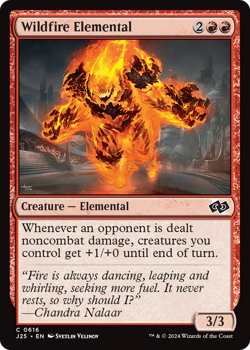 Wildfire Elemental (J25-616) - common
