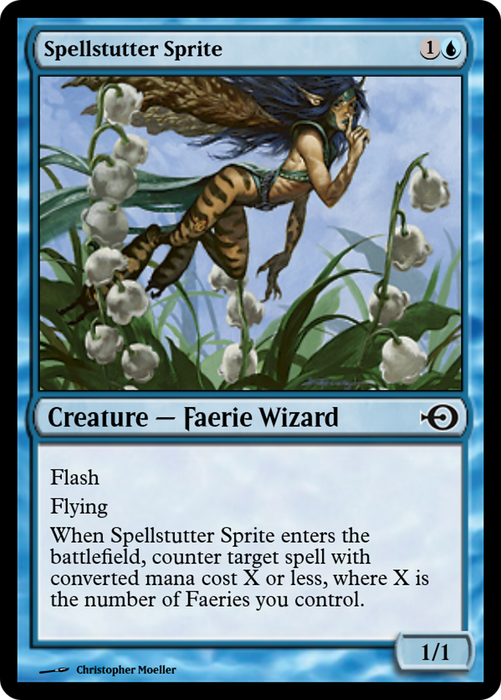 Spellstutter Sprite (PRM-39622) - common - Foil