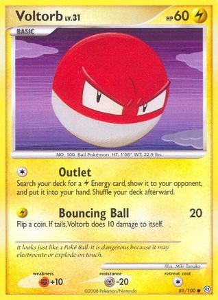 Voltorb (81) (081) - S  - Common - Reverse Holofoil