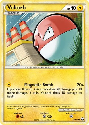 Voltorb (083) - T  - Common - Reverse Holofoil