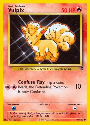 Vulpix (098/110) - LC  - Common - Reverse Holofoil