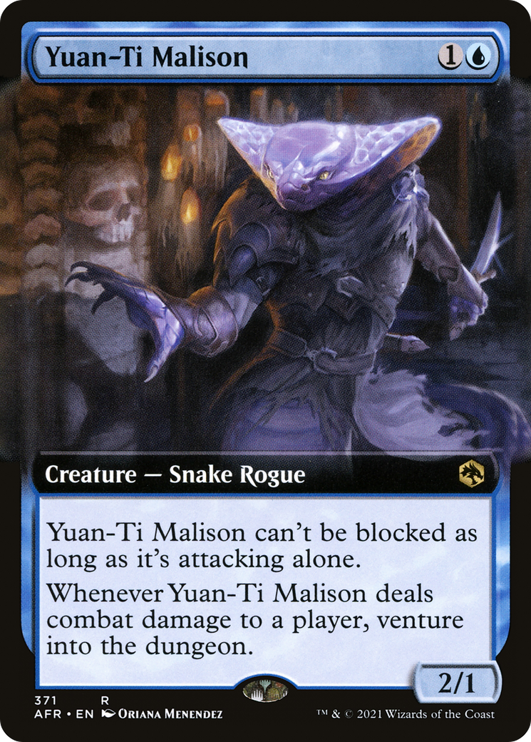 Yuan-Ti Malison (AFR-371) - rare: (Extended Art)