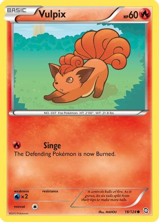 Vulpix (018/124) - DE  - Common