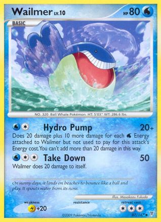 Wailmer (087) - SV  - Uncommon