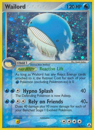 Wailord (014) - LM  - Holo Rare - Holofoil