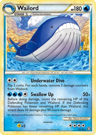 Wailord (031/102) - T  - Rare