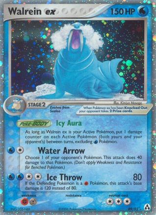 Walrein ex (089) - LM  - Ultra Rare - Holofoil
