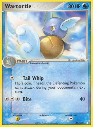 Wartortle (043/100) - CG  - Uncommon - Reverse Holofoil