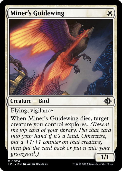 Miner's Guidewing (LCI-024) - common - Foil