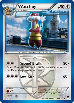 Watchog (Team Plasma) (113) (113) - PS  - Rare