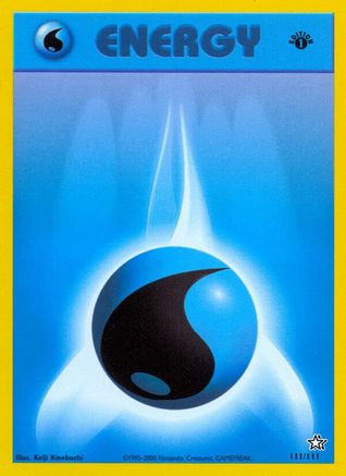 Water Energy (111/111) - NG  - Common - 1st Edition