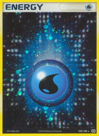 Water Energy (103/106) - E  - Holo Rare
