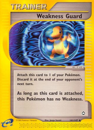 Weakness Guard (141) - A  - Uncommon - Reverse Holofoil