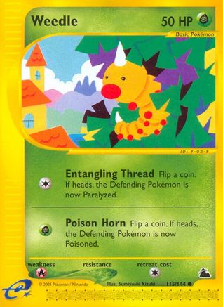Weedle (115) (115) - S  - Common - Reverse Holofoil