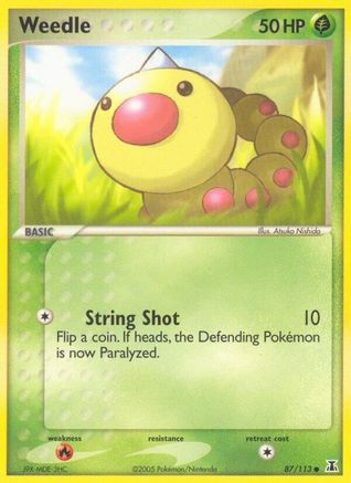 Weedle (087/113) - DS  - Common