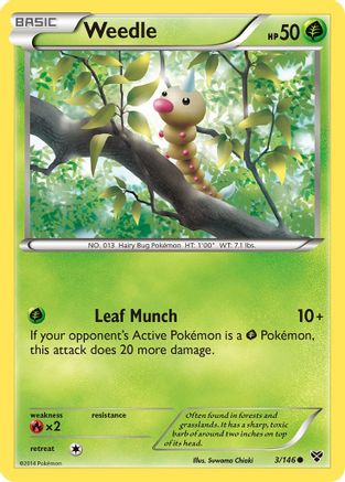 Weedle (003) - XBS  - Common
