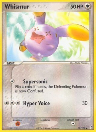 Whismur (069/100) - CG  - Common - Reverse Holofoil