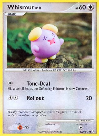 Whismur (132) - SV  - Common - Reverse Holofoil