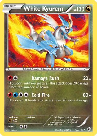 White Kyurem (102/149) - BC  - Rare