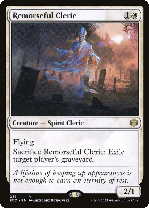 Remorseful Cleric (SCD-031) - rare