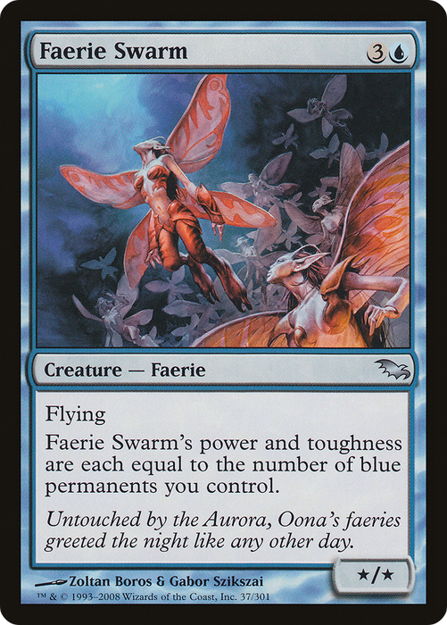 Faerie Swarm (SHM-037) - uncommon - Foil