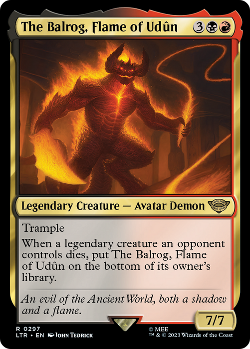 The Balrog, Flame of Udûn (LTR-297) - rare