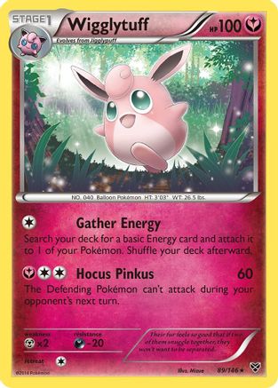 Wigglytuff (89) (089/146) - XBS  - Rare - Reverse Holofoil