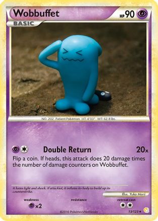 Wobbuffet (013) - HS  - Holo Rare - Reverse Holofoil