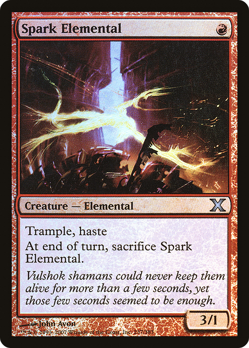 Spark Elemental (10E-237★) - uncommon - Foil