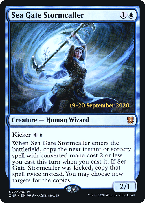 Sea Gate Stormcaller (PRE-77S) - mythic - Foil