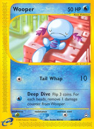 Wooper (66) (066) - A  - Uncommon - Reverse Holofoil