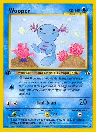 Wooper (071/75) - ND  - Common - 1st Edition
