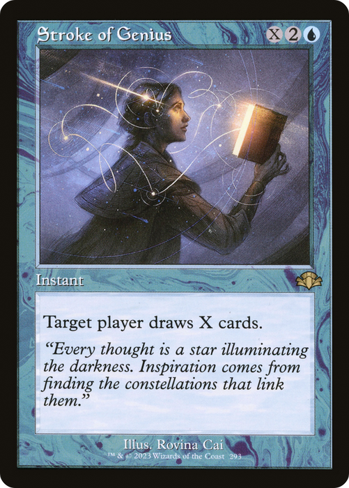 Stroke of Genius (DMR-293) - rare - Foil