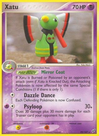 Xatu (029) - D  - Rare - Reverse Holofoil
