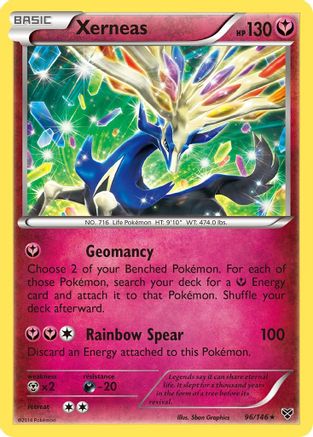 Xerneas (096/146) - XBS  - Rare - Reverse Holofoil