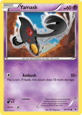 Yamask (45) (045) - NV  - Common - Reverse Holofoil