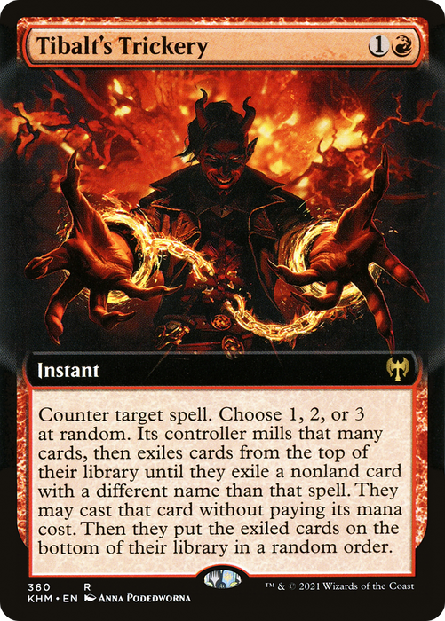 Tibalt's Trickery (KHM-360) - rare: (Extended Art)
