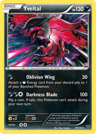 Yveltal (078/146) - XBS  - Rare